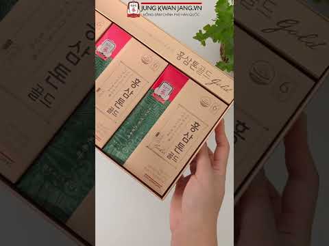 [Mở Hộp] Nước Hồng Sâm Jung Kwan Jang (홍삼정) Tonic Gold 40ml x 30 Gói