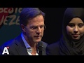 Rutte spreekt jongeren in Nieuw-West