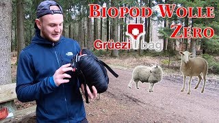 Grüezi Bag Schlafsack - Produktvorstellung Biopod Wolle Zero