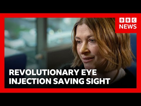 史上首位眼球注射患者分享：革命性療法重見光明！| BBC News (Revolutionary eye injection saved my sight, says first-ever patient | BBC News)