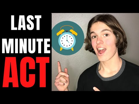 ACT Last Minute Prep - Testing Hacks Without Studying (NIGHT BEFORE ACT REVIEW)