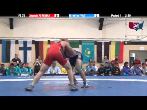 70 KG QF - Joseph Foreman (USA) vs Ibrahim Iyad (EGY)