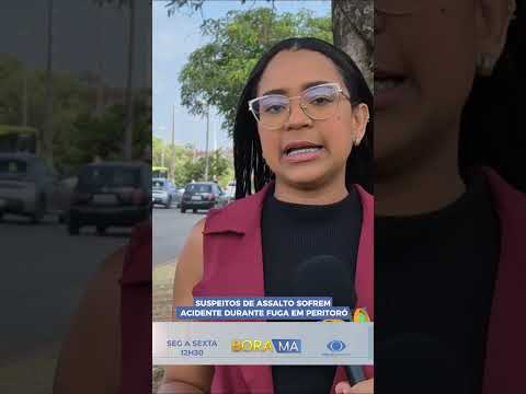 SUSPEITOS DE ASSALTO SOFREM ACIDENTE DURANTE FUGA EM PERITORÓ