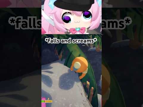 Chibi's screams are REAL in PEAK! 😭😭 #shorts #chibidoki #vtuber