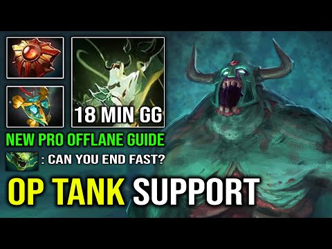 NEW Most OP Tank Support Undying | 18Min GG Easy Bullying Everyone 7.31c Dota 2