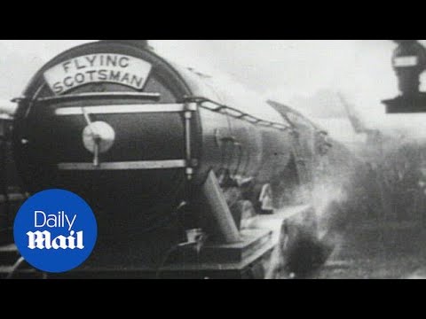 From the archive: The Flying Scotsman in London back in 1933 - Daily Mail