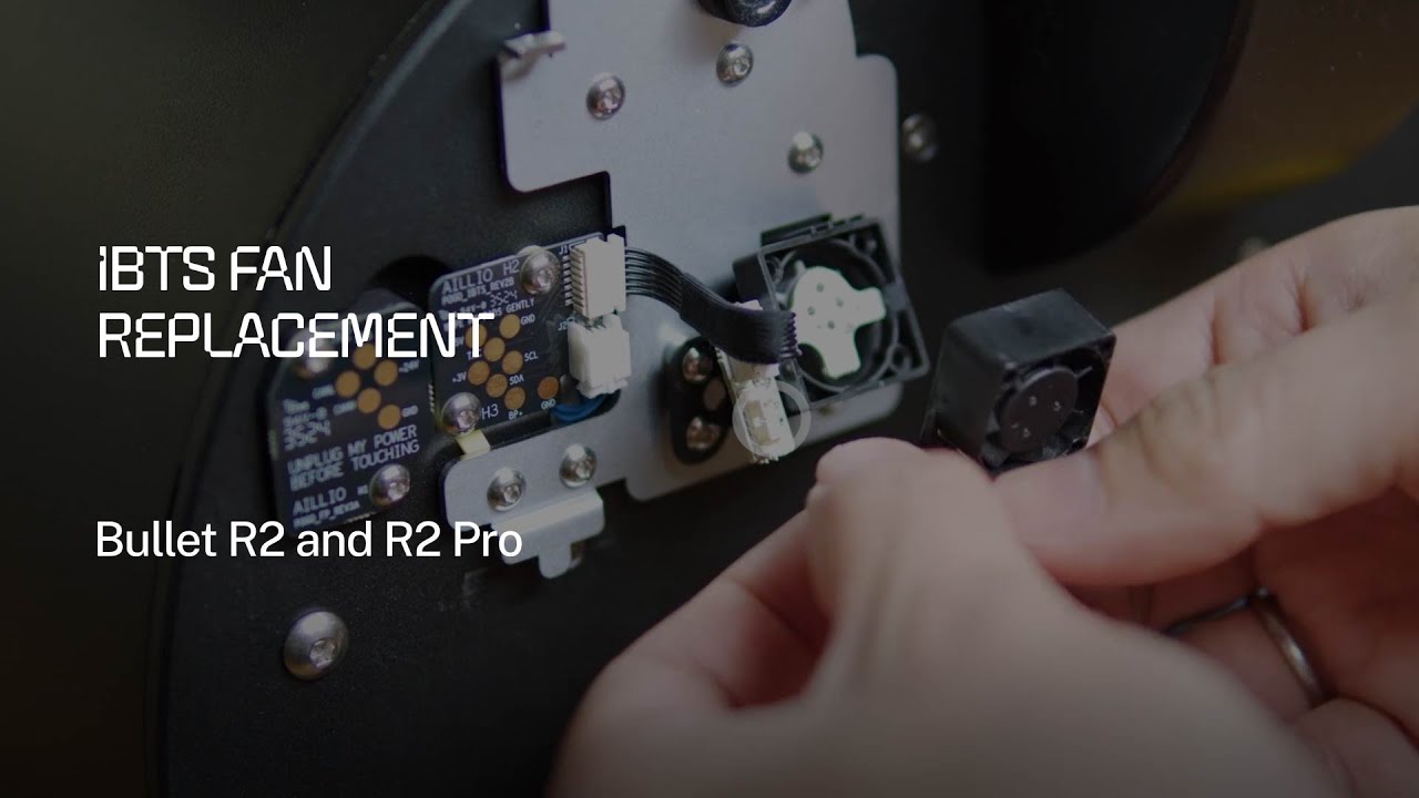 Hướng dẫn thay thế quạt IBTS trên máy rang Aillio Bullet R2 / R2 Pro