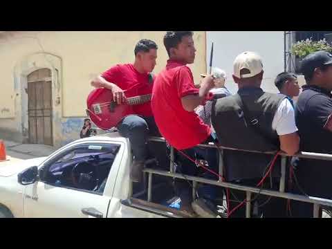 Prosecion con la imagen de Jesus resucitado. parroquia san francisco de Asis, la union zacapa.