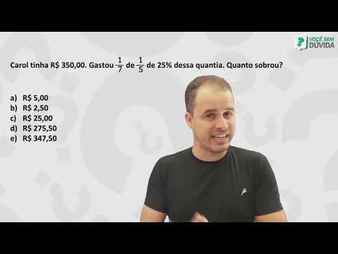 PORCENTAGENS E FRAÇÕES  | IBFC | QUESTÃO 02