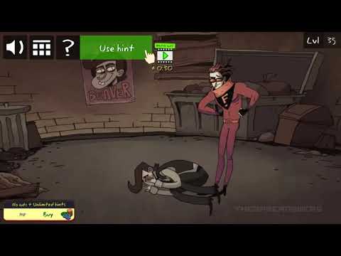Troll Face Quest Stupidella and Failman Level 35 Solution Walkthrough