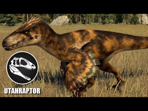 JP Novel Utahraptor Breakout & All Skins - JWE 2 Mods (4K 60FPS)