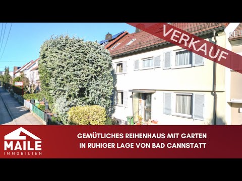 VERKAUF | Gemütliches Reihenhaus mit Garten in ruhiger Lage von Stuttgart Bad Cannstatt