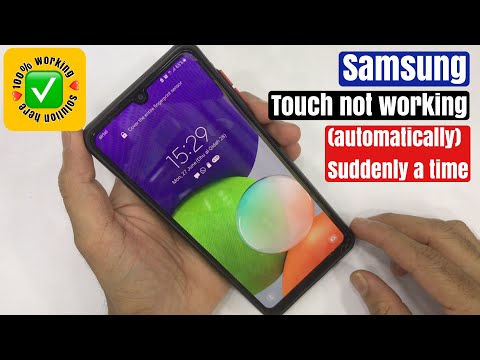 Samsung new android smartphone suddenly touch not responding( no damage or other problems)solutions
