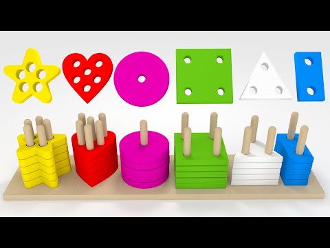 Dopasowywanie kształtów dla dzieci | CzyWieszJak