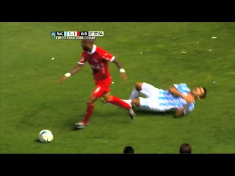 A puro codazo. Racing 1 - Independiente 1. Final. Liguilla Pre-Libertadores 2015. FPT.