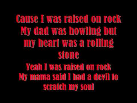 Scorpions- Raised on rock  (lyrics)