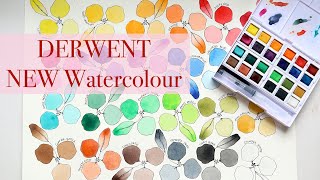 🎉🎉 Derwent New Watercolour 24 Set Swatches!