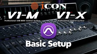 Video thumbnail for V1-M DAW Controller & V1-X DAW Control Expander Basic Setup with Pro Tools by Icon Pro Audio