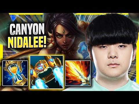 CANYON LITERALLY GOD MODE WITH NIDALEE! - DK Canyon Plays Nidalee JUNGLE vs Graves! | Season 2022