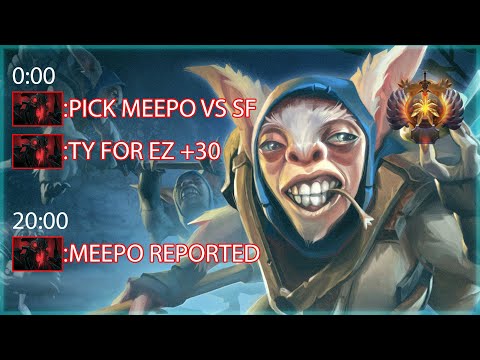DOTA 2 | MEEPO GAMEPLAY VS COUNTER PICK | 7.27C