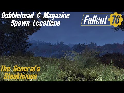 Fallout 76 Bobblehead & Magazine Spawn Locations - The General’s Steakhouse