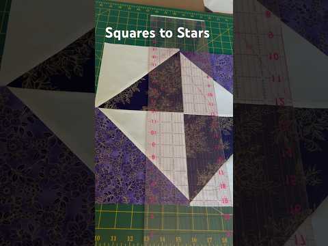 Squares to Stars 5min blocks  #quilting #sewing #quiltblocks