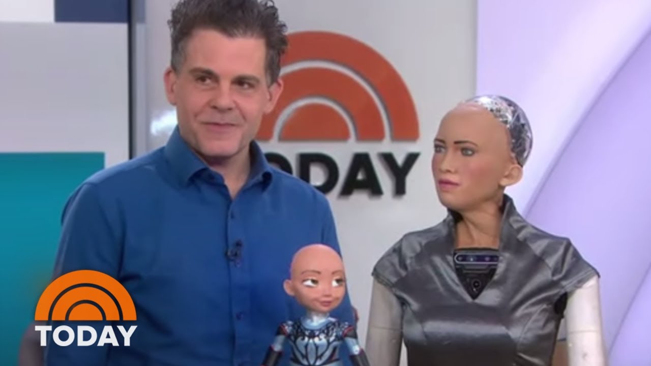 Lifelike Robot Sophia Chats With The TODAY Anchors | TODAY