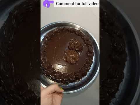 Homemade Dark Chocolate Cake #youtubeshorts #shorts #cake #chocolatecake