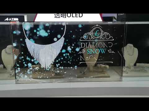 transparent oled screen video