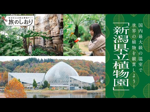 【新潟観光】国内最大級の温室！「新潟県立植物園」