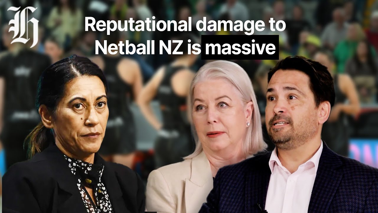 Panel: Simon Bridges and Deborah Pead on the reputational damage to Netball NZ