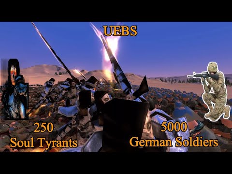 250 Soul Tyrants' vs 5000 Modern Soldiers | Ultimate Epic Battle Simulator |