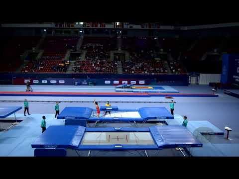 YAN Langyu (CHN) M - 2022 Trampoline Worlds, Sofia (BUL) - Q2 Trampoline