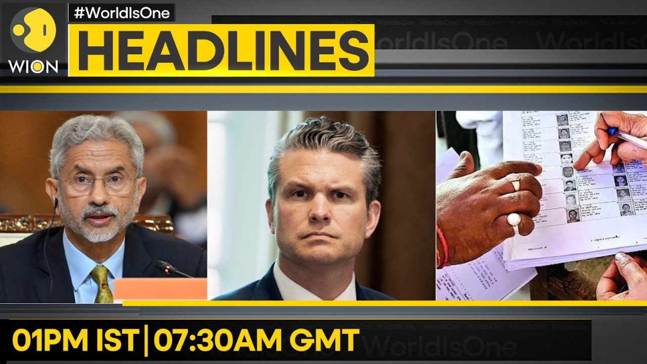 Israeli FM Meets India's S Jaishankar | India Launches Revision of Voter Rolls | WION HEADLINES