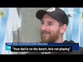Messi talks about his sons 
