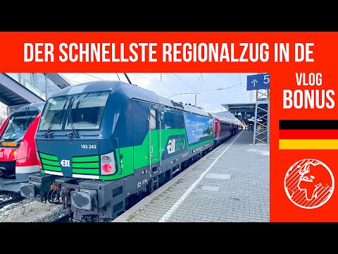 Im IRE 200 über die Schnellfahrstrecke Ulm - Wendlingen | TripReport | Bonusvlog
