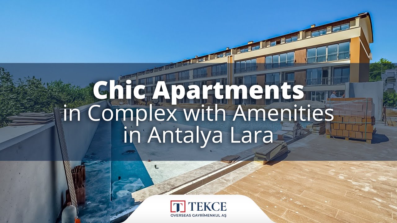 Luxueux Appartements avec Sauna et Piscine à Antalya Muratpasa