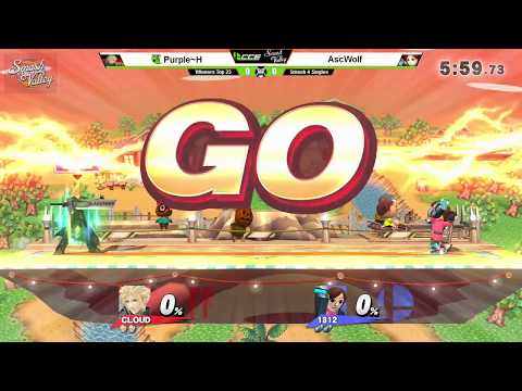 CCExSV - TCL | Purple-H (Cloud) Vs. AscWolf (Gunner, WFT) - Winners Top 32 - Smash 4 Singles