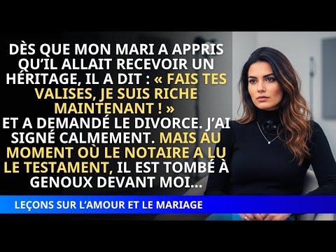 Il divorce pour l'héritage, mais la fin va vous choquer !