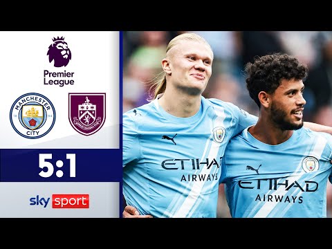 Doppelter Haaland und doppeltes Eigentor! | Manchester City - FC Burnley | Highlights Premier League