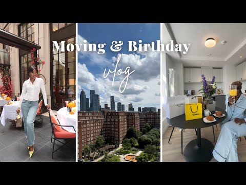 Moving vlog: Dream London home, unpacking + my birthday celebrations!