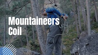 Learn How to Coil the climbing rope - mountaineers coil
