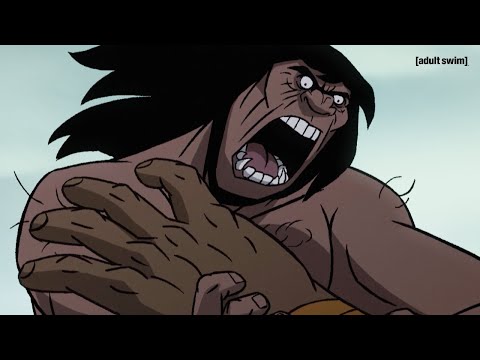 The Fight For Fang's Eggs | Genndy Tartakovsky's Primal | adult swim