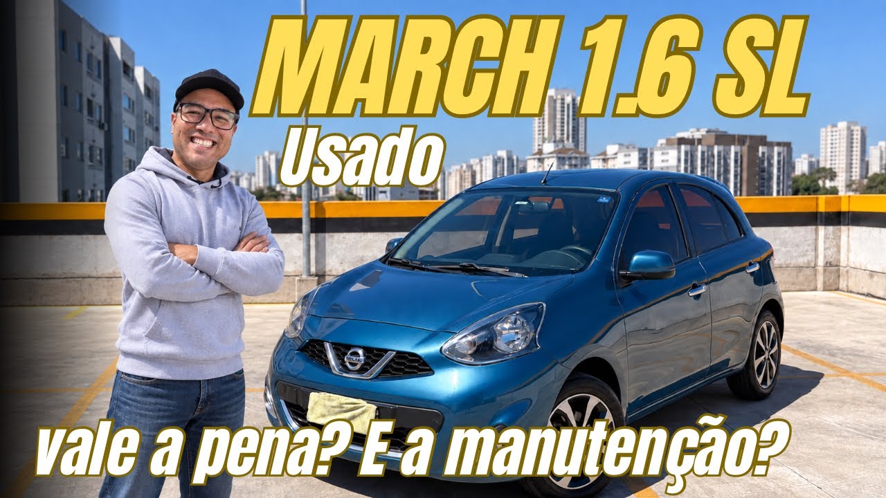 NISSAN MARCH 1.6 USADO: vale a pena? E a manutenção? CONSUMO, PREÇO E DETALHES