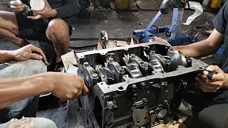 Download lagu Pemasangan turbo Mitsubishi kuda diesel dan bongkar mesin  mp3
