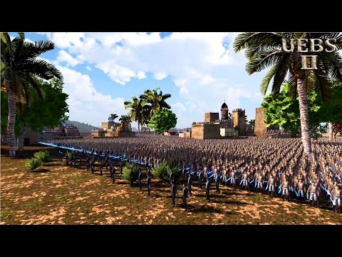 100,050 LASER KNIGHTS & JOHN WICK INVADE THE CITY vs 2,000,000 ORCS & WEREWOLVES | UEBS 2