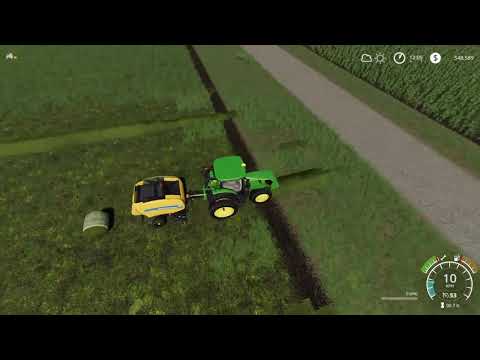 Finising Balling HAY |Welker farms fs19