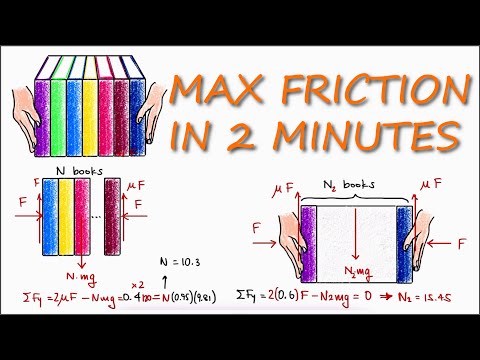 FRICTION! Number of Books Without Dropping Them in 3 Minutes