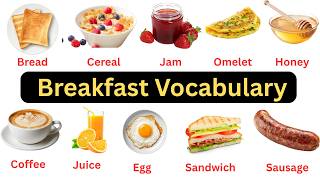 Breakfast Words in English with Sentences 🍳 |  Daily Use English Vocabulary