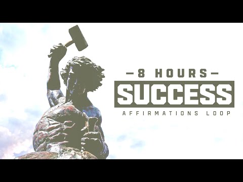 Brainwash Yourself for SUCCESS - 8 HR Loop - I AM Successful Affirmations - No Music